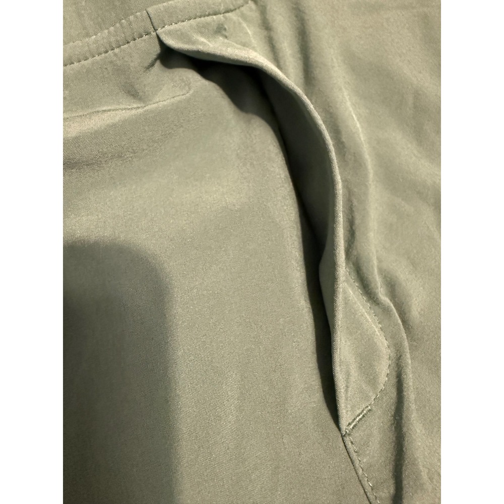 Athleta Green Athleisure Jogger Ankle Pants Women's Brooklyn Sz 6 Ribbed Sides - Picture 14 of 14